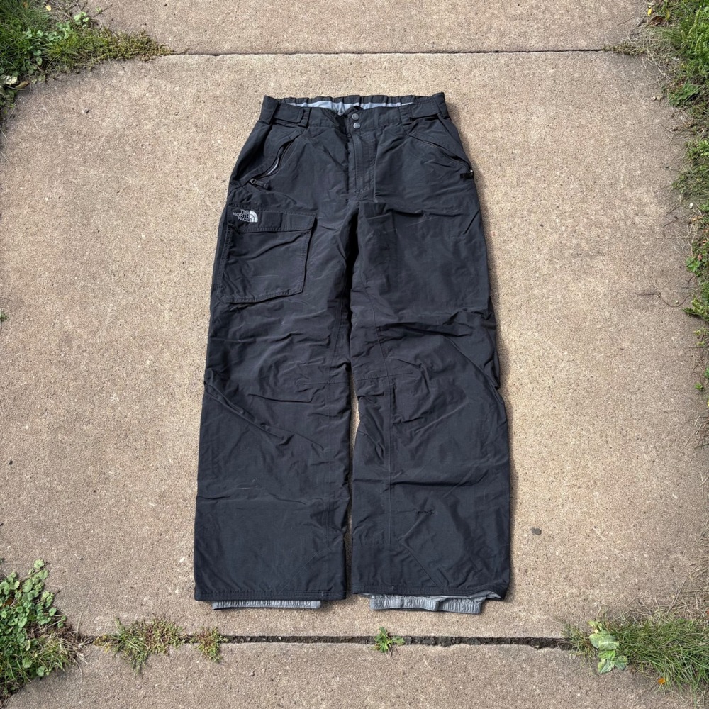 The North Face Mens XL Black Cargo Snow Pants Ski Snowboard Insulated Winter